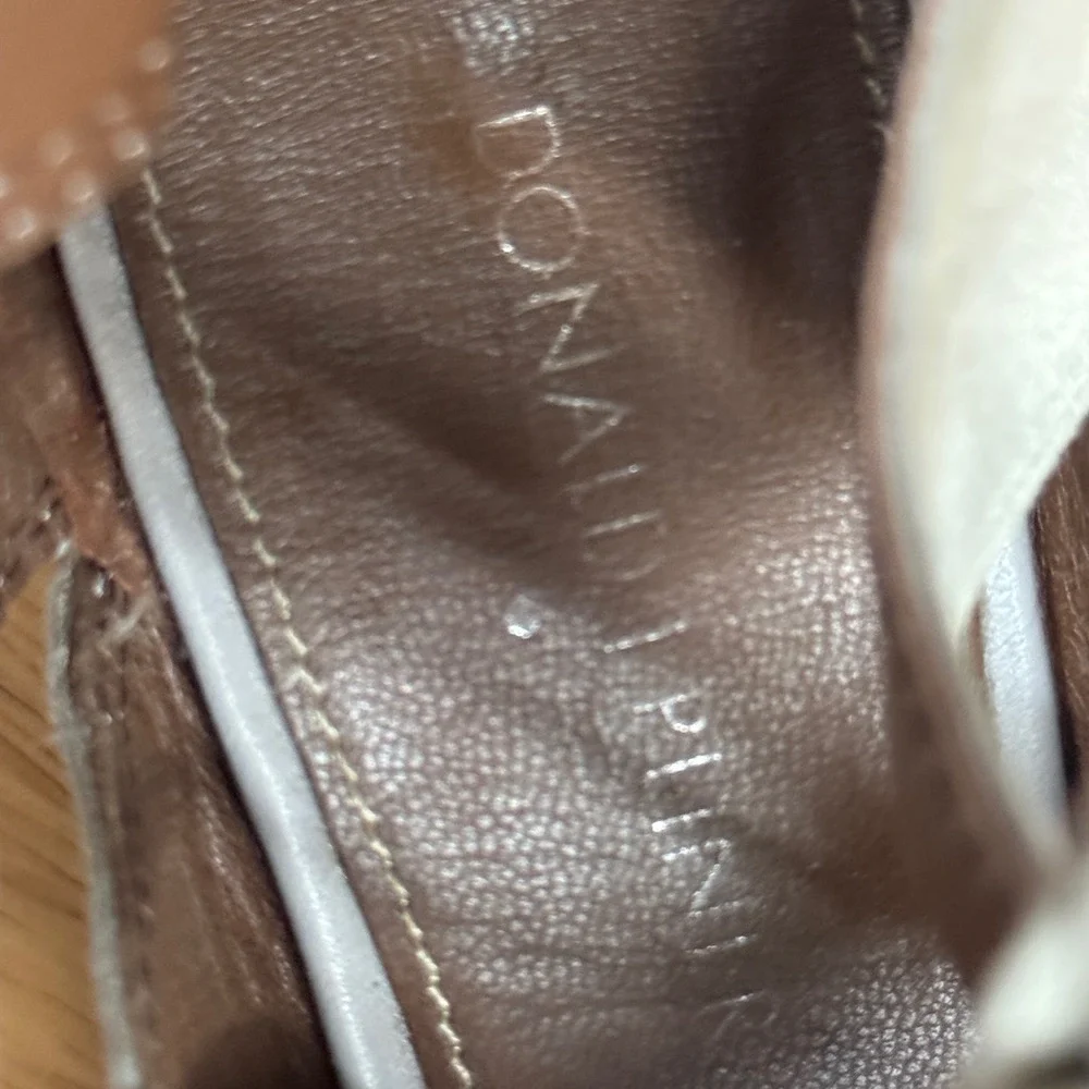 Donald Pliner Sandals Jeisa Lace Up Gladiator Snakeskin Heels Open Toe Shoes 7.5